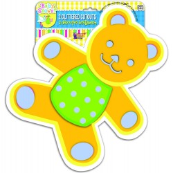 PAQ.2/U SILUETAS CARTON OSITO BABY 33CM