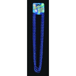   6 COLLARES MINI BOLAS COLOR AZUL