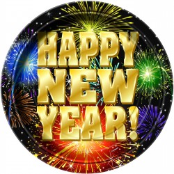  PAQ.8/U PLATO NOCHE NEW YEAR 22,2CM