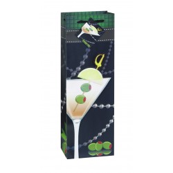 BOLSA BOTELLA COPA MARTINI RELIEVE 13X36