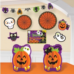 KIT 10PZ DECORACION INFANTIL HALLOWEEN