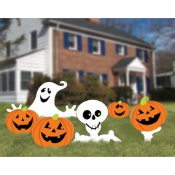 PAQ.6/U DECORACION CESPED HALLOWEEN