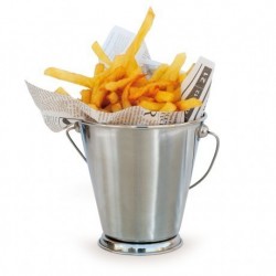   MINI CUBITERA PLATA INOX 12X12CM