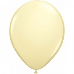100 GLOBOS 5" LATEX MARFIL