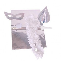   COTILLON UNICOLOR METAL PLATA