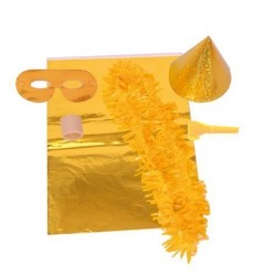   COTILLON UNICOLOR METAL ORO