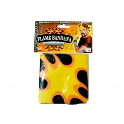 PAÑUELO NEGRO LLAMAS FUEGO