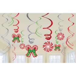 KIT 12/U DECORACION BASTON CARAMELO