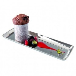   50/U BANDEJA PLATA 19X6,5X1,2CM