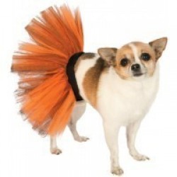 TUTU MASCOTA T-ML NARANJANEGRO