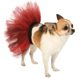 TUTU MASCOTA T-ML ROJONEGRO