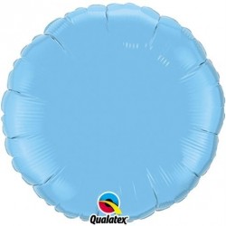   GLOBO 18" FOIL REDONDO CELESTE