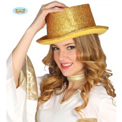    SOMBRERO CHISTERA LAME ORO