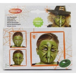KIT MAQUILLAJE BRUJA INFANTIL