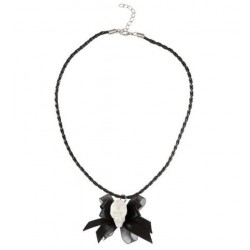 COLLAR LAZO CALAVERA GLITTER