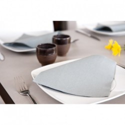 100 SERVILLETAS TISSUE GRIS 20X20CM