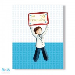 LIBRO DE FIRMAS CON MALETIN NIÑO 30X22CM