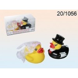 PAQ.2/U PATITOS PAREJA NOVIOS 8CM