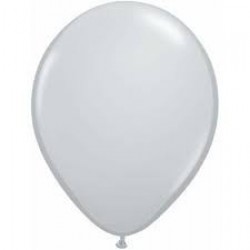 100 GLOBOS 11" LATEX GRIS