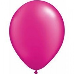 100 GLOBOS 5" LATEX PERLADO FUCSIA
