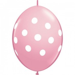 $D 50 GLOBOS 12" QUICKLINK ROSA TOPO
