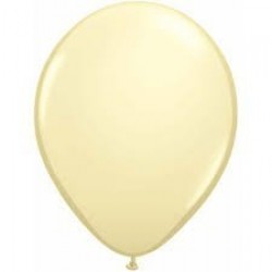   100 GLOBOS 11" LATEX MARFIL