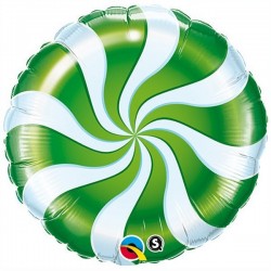 GLOBO 18" FOIL FORMA CARAMELO VERDE