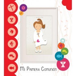 $D LIBRO PRIMERA COMUNION FOTO NIÑA