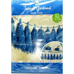  GUIRNALDA BORLONES PAPEL AZUL 3MT