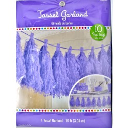   GUIRNALDA BORLO PAPEL VIOLETA 3M