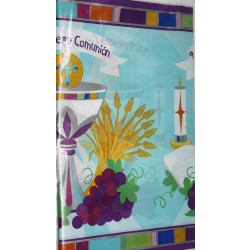 MANTEL PL PRIMERA COMUNION 137X259CM