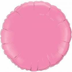  GLOBO 18" FOIL REDONDO ROSA
