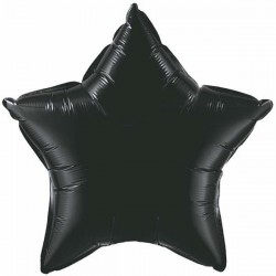   GLOBO 20" FOIL ESTRELLA NEGRA