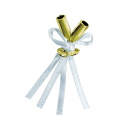 12  APLIQUE COPAS ORO LAZO 2,5CM