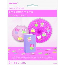 KIT 24/U MINI SILUETAS BABY GIRL