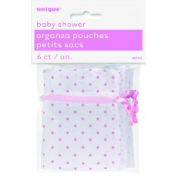 PAQ.6/U BOLSAS DE GASAS TOPOS ROSAS