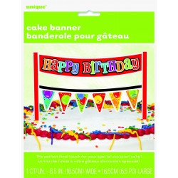 KIT TARTA GLOBOS HAPPY BIRTHDAY 16,5CM