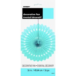  ABANICO PAPEL CELESTE 40,64CM