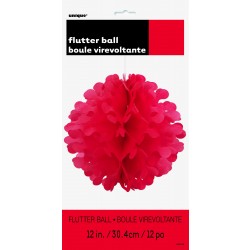   COLGANTE BOLA CORAL ROJO 30,4CM