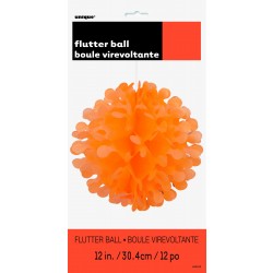   COLGANTE BOLA CORAL NARANJA 30,4CM