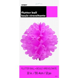   COLGAN BOL CORAL ROSA FUERTE 30CM