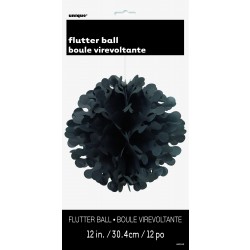   COLGANTE BOLA CORAL NEGRO 30,4CM