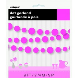   GUIRNALDA CIRCULO ROSA FUERTE 2,7M