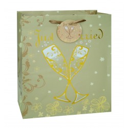 BOLSA REGALO DISEÑO BODAS 26,5X33CM