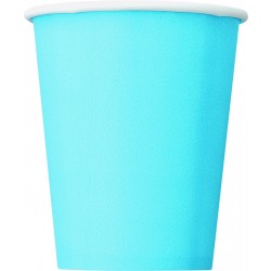  PAQ.8/U VASO CELESTE 270ML