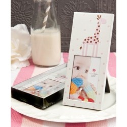 REGALO PORTAFOTO JIRAFA BEBE ROSA