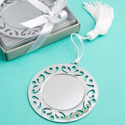 REGALO MARCADOR MEDALLON PLATA