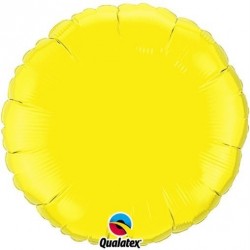   GLOBO 18" FOIL REDONDO AMARILLO