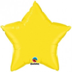   GLOBO 20" FOIL ESTRELLA AMARILLO H.