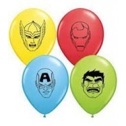  100 GLOBOS 5" LATEX VENGAD COL.SUR